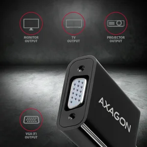 AXAGON RVH-VGN, HDMI -> VGA redukce / adaptér, FullHD, 1920*1200 - obrázek 5
