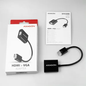 AXAGON RVH-VGN, HDMI -> VGA redukce / adaptér, FullHD, 1920*1200 - obrázek 8