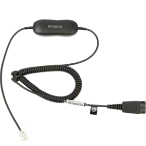 Jabra Smart Cord, QD-RJ9/10, 0,7-2m, coiled