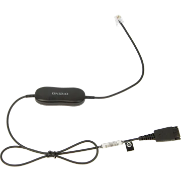 Jabra GN1210 cord, QD-RJ9, 0,8m, straight
