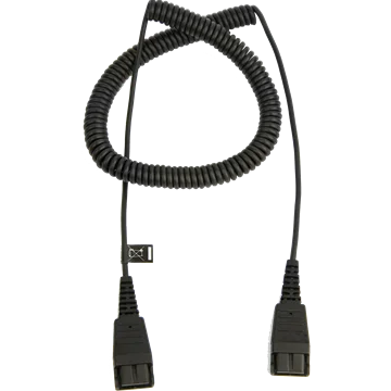 Jabra Extension cord, QD-QD, 0,5-2m, coiled