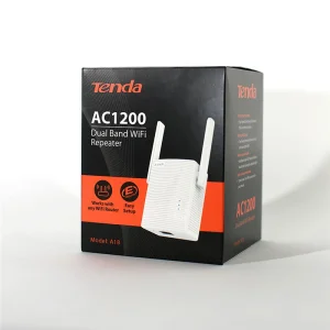 Tenda A18 - WiFi Range Extender AC1200 Dual Band, opakovač 1200 Mb/s, 1x LAN 100 Mb/s, WPS, 2x 2dBi - obrázek 6
