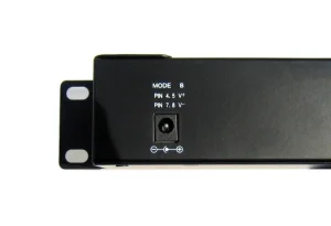 POE Gigabitový Patch panel Cat5 19" 12port 1U - obrázek 4