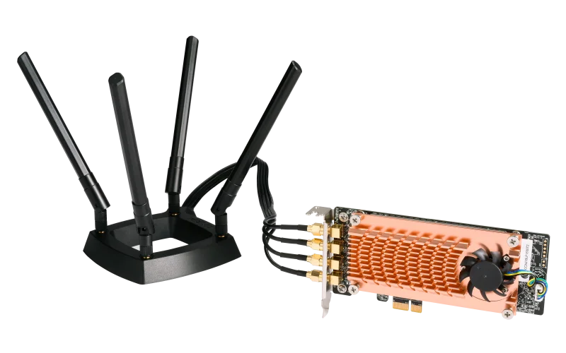 QNAP QWA-AC2600 - PCIe bezdrátový síťový adaptér (802.11n a 802.11ac) pro NAS nebo PC
