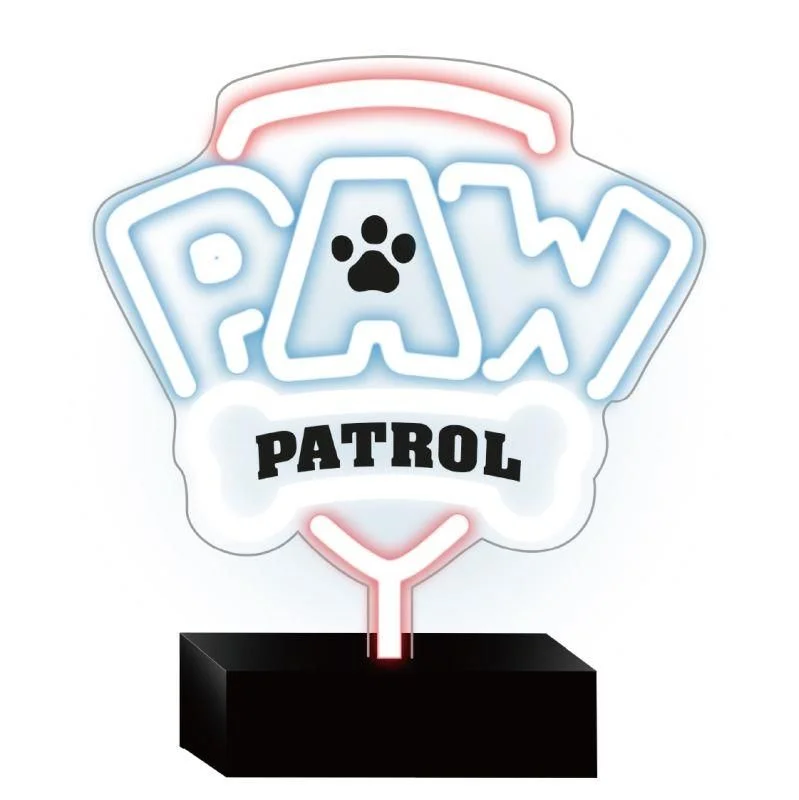 Dekorativní LED neon na stojanu Tlapková patrola - Logo