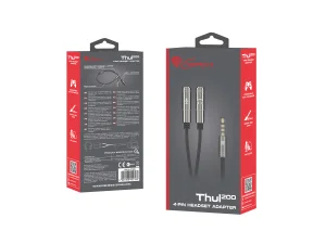 GENESIS THUL 200 - PRÉMIOVÝ 4-PIN ADAPTÉR SLUCHÁTEK PRO PS4/PC/Smartphony - obrázek 2