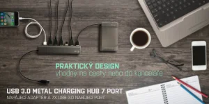 i-tec USB 3.0 Metal Charging HUB 7 Port - obrázek 3