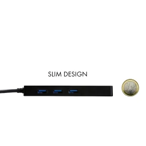 i-tec USB 3.0 SLIM HUB 3 Port With Gigabit LAN - obrázek 3