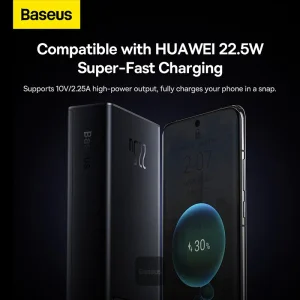 Baseus power banka Star-Lord 30000 mAh 22,5W USB/USB-C černá - obrázek 4