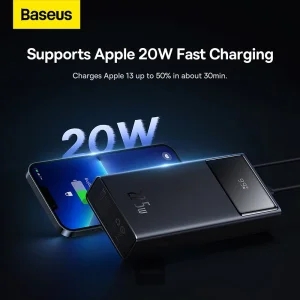 Baseus power banka Star-Lord 30000 mAh 22,5W USB/USB-C černá - obrázek 5