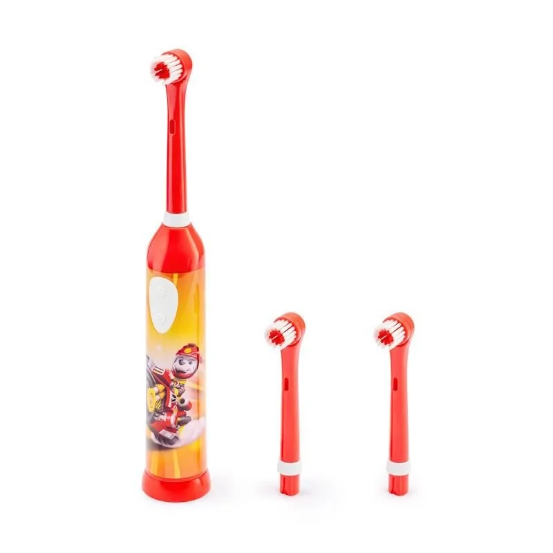 Oscilační zubní kartáček Tlapková patrola MOTO červený