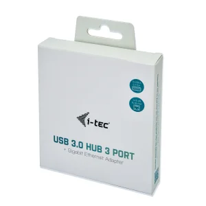 i-tec USB 3.0 Metal HUB 3 Port + Gigabit Ethernet - obrázek 2