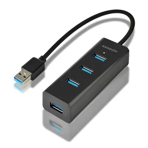 AXAGON HUE-S2B, 4x USB 3.0 CHARGING hub, micro USB nap. konektor, kabel USB-A 30cm - obrázek 12