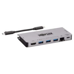 Dokovací stanice USB-C / HDMI, USB 3.2 Gen 1, USB-A, GbE, paměťová karta, 100W nabíjení odpoj.kabel - obrázek 5