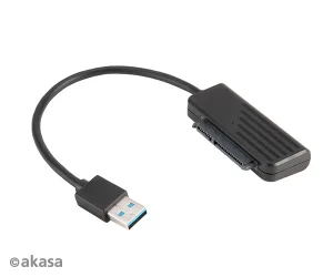 AKASA USB 3.1 adaptér pro 2,5" HDD a SSD - 20 cm - obrázek 2