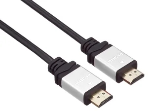 PremiumCord kabel HDMI M/M, zlac.a kovové HQ, 10m