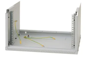 19"rozvaděč jednodíl.9U/400mm FLAT-PACK plech.dv. - obrázek 2