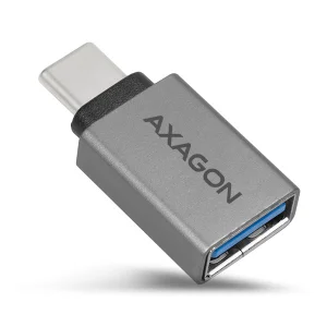 AXAGON RUCM-AFA, redukce USB-C (M) -> USB-A (F), USB 3.2 Gen 2, 3A, ALU - obrázek 2