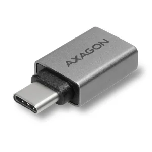 AXAGON RUCM-AFA, redukce USB-C (M) -> USB-A (F), USB 3.2 Gen 2, 3A, ALU - obrázek 3