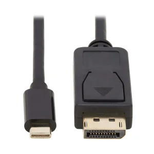 Adaptér USB-C / DisplayPort BiDirect, uzamykatelný konektor, 4K 60Hz, HDR (Samec/Samec), kabel 1.8m