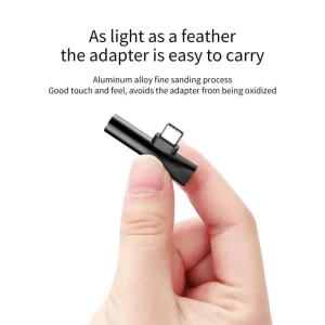 Baseus CATL41-01 Rozbočovač USB-C/3.5mm Jack Black - obrázek 6