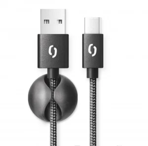 ALIGATOR PREMIUM 2A kabel, USB-C, černý - obrázek 2