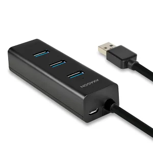 AXAGON HUE-S2BP, 4x USB 3.0 CHARGING hub, vč. AC adaptéru, kabel USB-A 1.2m - obrázek 10