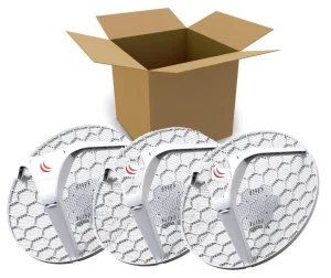 MikroTik RBLHG-5nD-3 LHG 5 venkovní access point 24,5dBi (3ks)