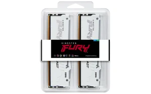 Kingston FURY Beast EXPO/DDR5/32GB/6400MHz/CL32/2x16GB/RGB/White - obrázek 2