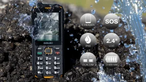 EVOLVEO StrongPhone X5, IP68 odolný Dual SIM telefon, 2,4"LCD, 2500mAh, černo-šedý - obrázek 9