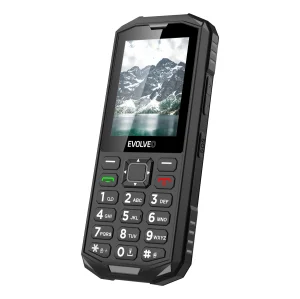 EVOLVEO StrongPhone X5, IP68 odolný Dual SIM telefon, 2,4"LCD, 2500mAh, černo-šedý - obrázek 6