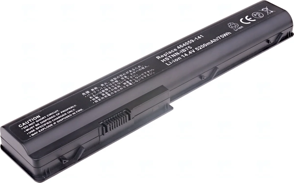 Baterie HP Pavilion dv7-1000/dv7-2000/dv7-3000/dv8-1000 75Wh (T6 Power)