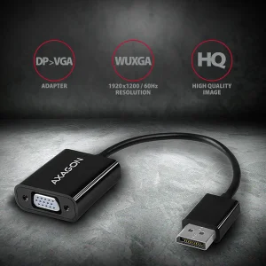 AXAGON RVD-VGN, DisplayPort -> VGA redukce / adaptér, FullHD, 1920*1200 - obrázek 9