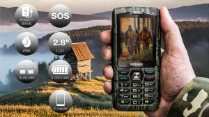 EVOLVEO StrongPhone H1, IP68 odolný Dual SIM telefon, 2,8"LCD, 5000mAh, Powerbanka, lovec. kamufláž - obrázek 10
