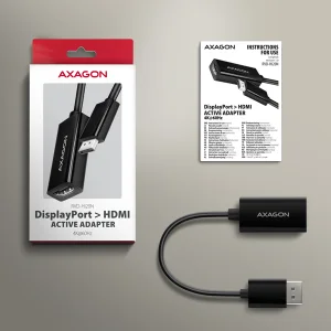 AXAGON RVD-HI20N, DisplayPort -> HDMI 2.0b redukce / adaptér, 4K/60Hz - obrázek 6