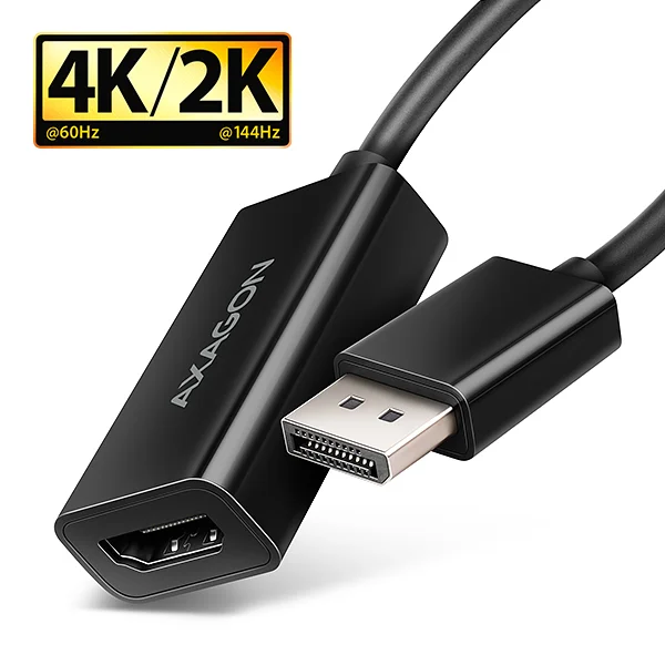 AXAGON RVD-HI20N, DisplayPort -> HDMI 2.0b redukce / adaptér, 4K/60Hz