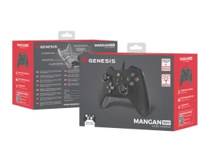 Drátový gamepad Genesis MANGAN 300, pro PC/Switch/Mobil, černý - obrázek 5