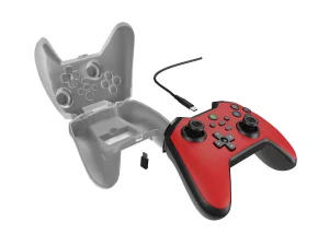 Drátový gamepad Genesis MANGAN 300, pro PC/Switch/Mobil, červený - obrázek 10