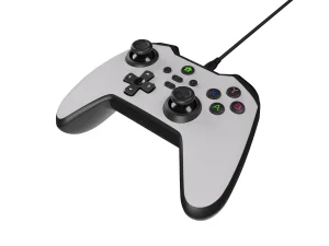 Drátový gamepad Genesis MANGAN 300, pro PC/Switch/Mobil, bílý - obrázek 5