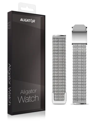Náhradní kovový řemínek pro Aligator Watch Grace 16mm, stříbrný - obrázek 2