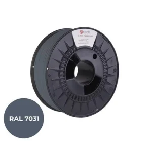 Tisková struna (filament) C-TECH PREMIUM LINE, PLA, šedomodrá, RAL7031, 1,75mm, 1kg