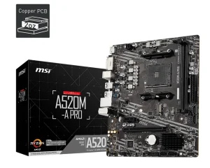 MSI A520M-A PRO/AM4/mATX - obrázek 2