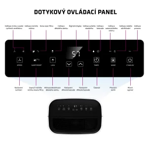 Salente WaterStar20, odvlhčovač vzduchu, 20l/den, bílý - obrázek 3