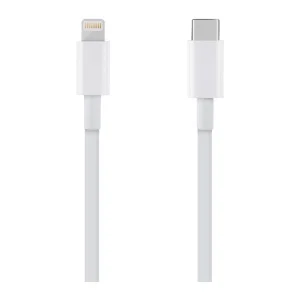 OBAL:ME Fast Charge USB-C/Lightning Kabel 1m White