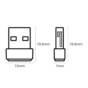 TP-Link Archer T2U Nano AC600 Wifi Dual Band USB Adapter - obrázek 3
