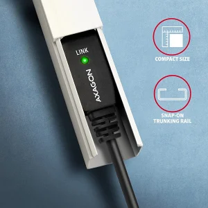 AXAGON ADR-220B, USB 2.0 A-M -> B-M aktivní propojovací / repeater kabel, 20m - obrázek 8