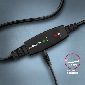 AXAGON ADR-220B, USB 2.0 A-M -> B-M aktivní propojovací / repeater kabel, 20m - obrázek 6