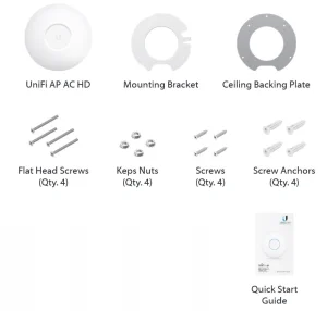 Ubiquiti UAP-AC-SHD UniFi AC přístupový bod, sada 5 ks - obrázek 2