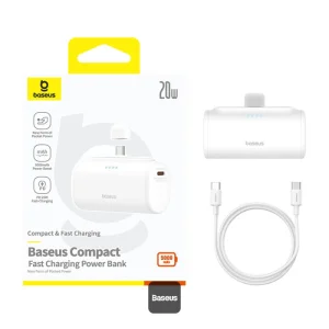 Baseus power banka 5000mAh 20W USB-C bílá - obrázek 2