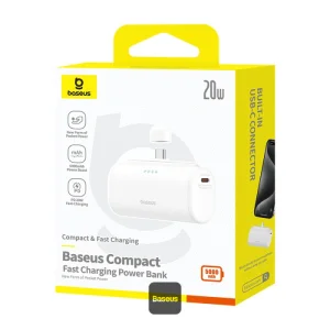 Baseus power banka 5000mAh 20W USB-C bílá - obrázek 3